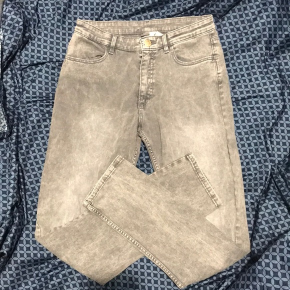 NWOT H&M Gray Jeans Sz 13-14 Y - Picture 1 of 4